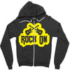 rock on Zipper Hoodie
