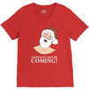santa is coming V-Neck Tee