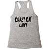crazy cat lady Racerback Tank