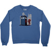 defacing the phonebox hoody Crewneck Sweatshirt