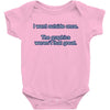 i went outside once (3) Baby Bodysuit