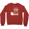 veteran dad 2 Crewneck Sweatshirt
