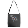 up and atom funny science best product Adjustable Strap Totes