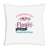 Girl Like A Flowers Throw Pillow