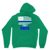 i don't kneel   patriotic stand for the flag, kneel for the dead Hoodie