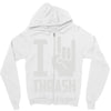 i love thrash Zipper Hoodie