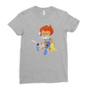 lion ow Ladies Fitted T-Shirt