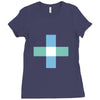 plus minus Ladies Fitted T-Shirt
