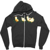 popcorn chicken Zipper Hoodie
