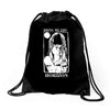 bring me the horizon shroom girl Drawstring Bags