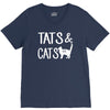 tats &amp; cats V-Neck Tee