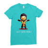 get over here! Ladies Fitted T-Shirt