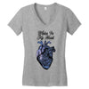 winter in my heart Women's V-Neck T-Shirt