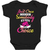 just once i want to be somebody elses fi̇rst choice Baby Bodysuit
