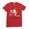 lung cancer awaneress Ladies Fitted T-Shirt