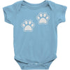 dog paws set of 2 Baby Onesie