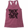 trick or treat Racerback Tank