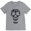 loco coco skul V-Neck Tee