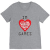 IM LOVE GAMES V-Neck Tee