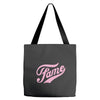 official fame Tote Bags