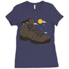 adventure boot Ladies Fitted T-Shirt
