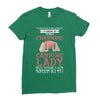 camping lady Ladies Fitted T-Shirt