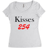 kisses Women's Triblend Scoop T-shirt