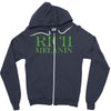 rich melanin Zipper Hoodie