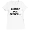 Justice For Grenfell Ladies Fitted T-Shirt