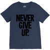 never give up V-Neck Tee