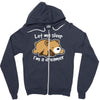 dreamer bear Zipper Hoodie