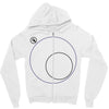 Outside Circle Zipper Hoodie