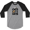 cats cats cats 3/4 Sleeve Shirt