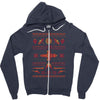 shiny sweater Zipper Hoodie
