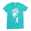 reel moms fish Ladies Fitted T-Shirt