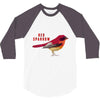 Red Sparrow 3/4 Sleeve Shirt