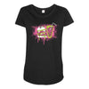zombie burger Maternity Scoop Neck T-shirt