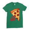 pizza my life Ladies Fitted T-Shirt
