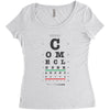 come closer Women's Triblend Scoop T-shirt