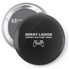 busy gamer Pin-back button