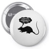 rat funny geek nerd scientific experiments are fun Pin-back button