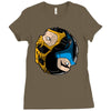 fire and ice Ladies Fitted T-Shirt
