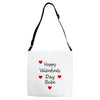 happy valenties day babe Adjustable Strap Totes