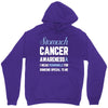 stomach cancer awaneress i wear periwinkle for someone special to me Unisex Hoodie