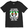 if it tastes like chicken, funny rude ideal birthday present V-Neck Tee