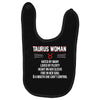 Taurus Woman Baby Bibs