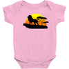 Mufasa and Simba Lion King Baby Bodysuit