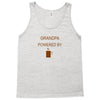 Grandpa Powered by coffee Tank Top