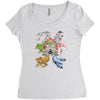 hidden temple Women's Triblend Scoop T-shirt