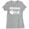 atheism fish skeleton Ladies Fitted T-Shirt